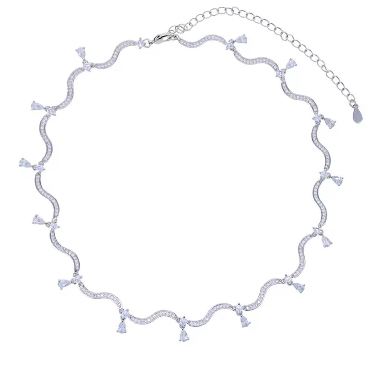 White wave choker